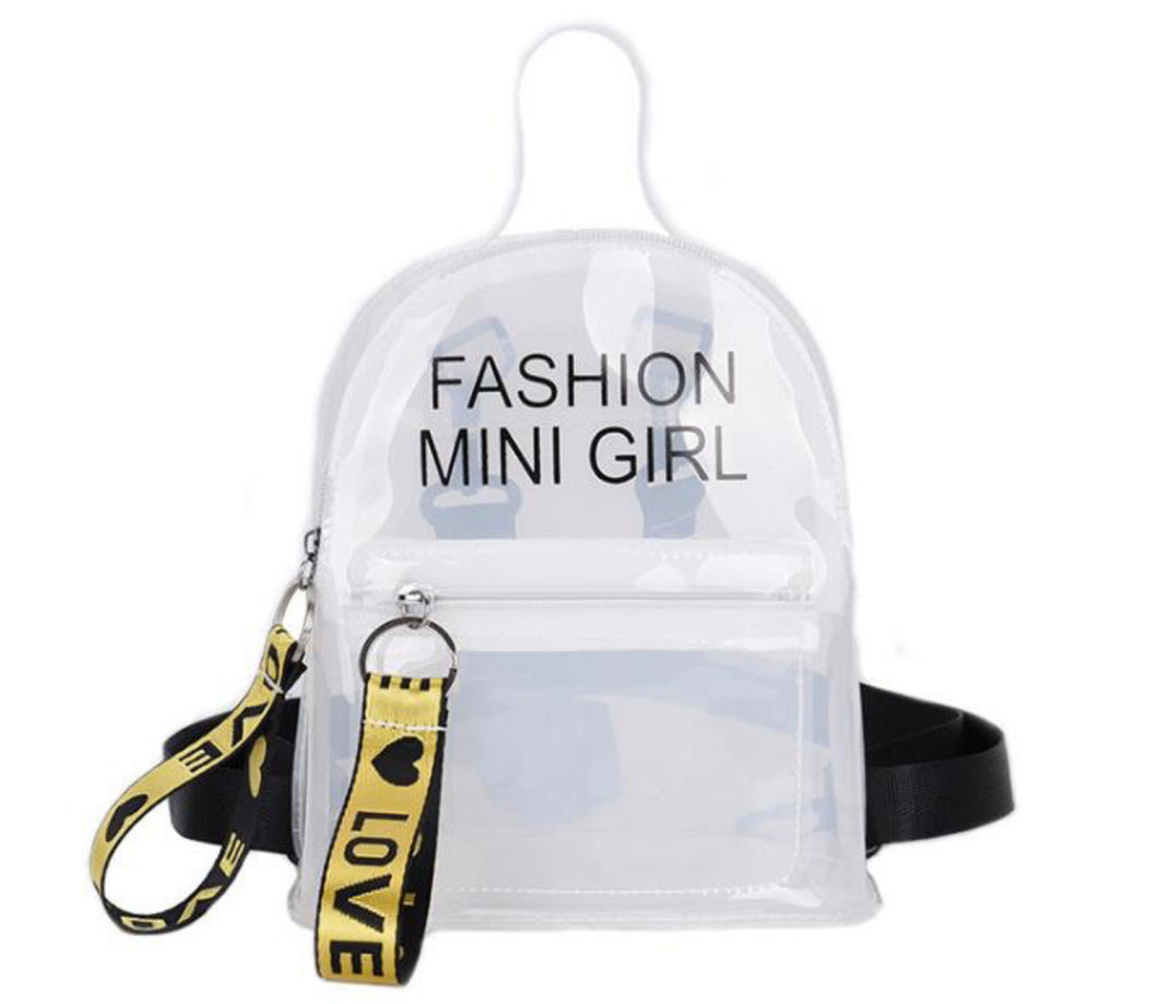 Mini Backpack-Clear